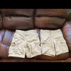 COPY - Men’s Abercrombie cargo shorts in khaki si…